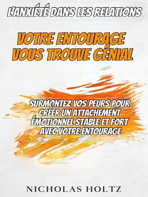 cover image of L'Anxiété dans les Relations